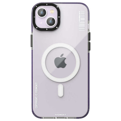 Apple iPhone 14 Kılıf M-safe Şarj Özellikli YoungKit Exquisite Serisi Kapak - Görsel 3