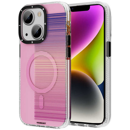 Apple iPhone 14 Kılıf M-safe Şarj Özellikli Youngkit Pure Serisi Kapak - Görsel 4