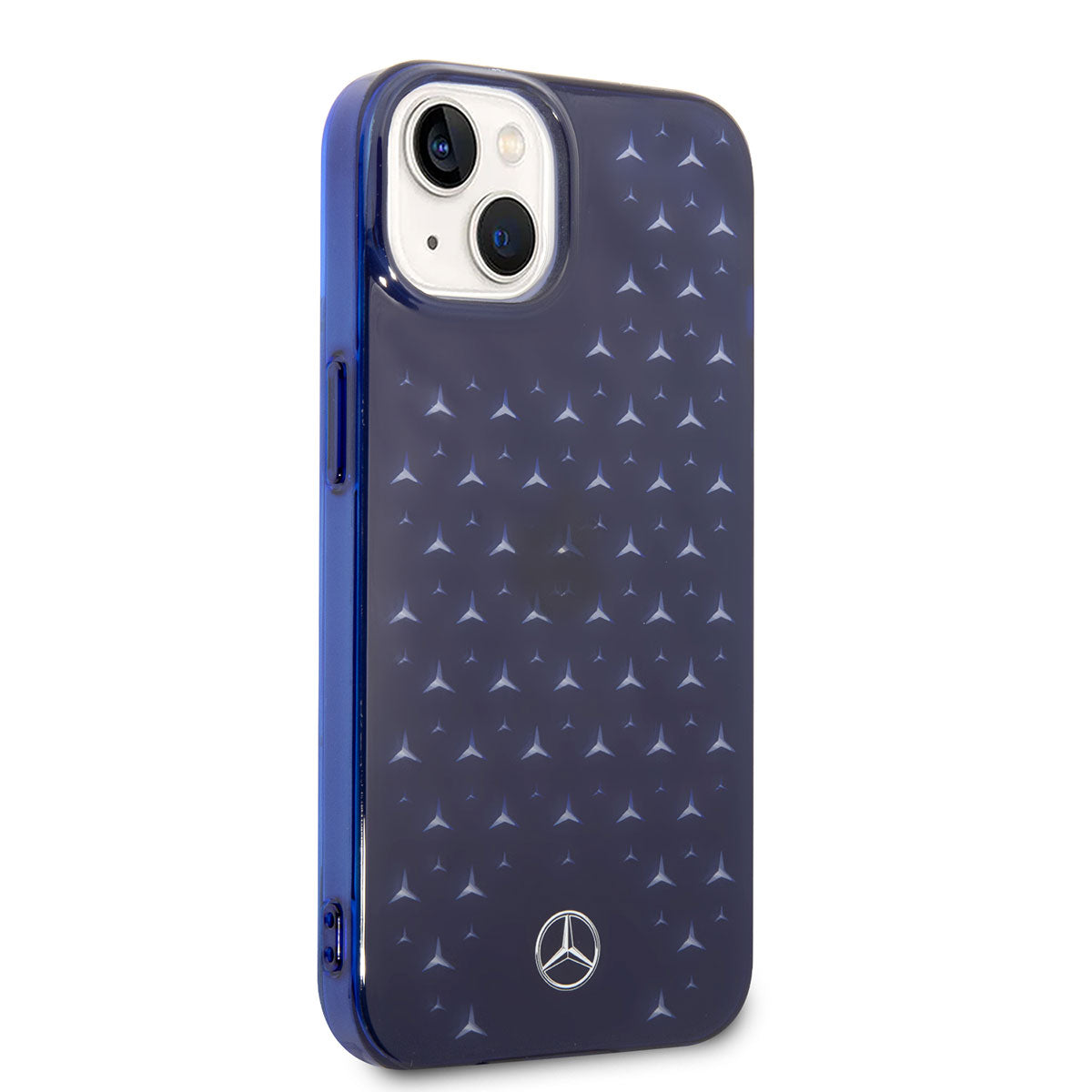 Apple iPhone 14 Kılıf Mercedes Benz Transparan Yıldızlı Dizayn Kapak - Görsel 2