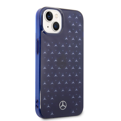 Apple iPhone 14 Kılıf Mercedes Benz Transparan Yıldızlı Dizayn Kapak - Görsel 2
