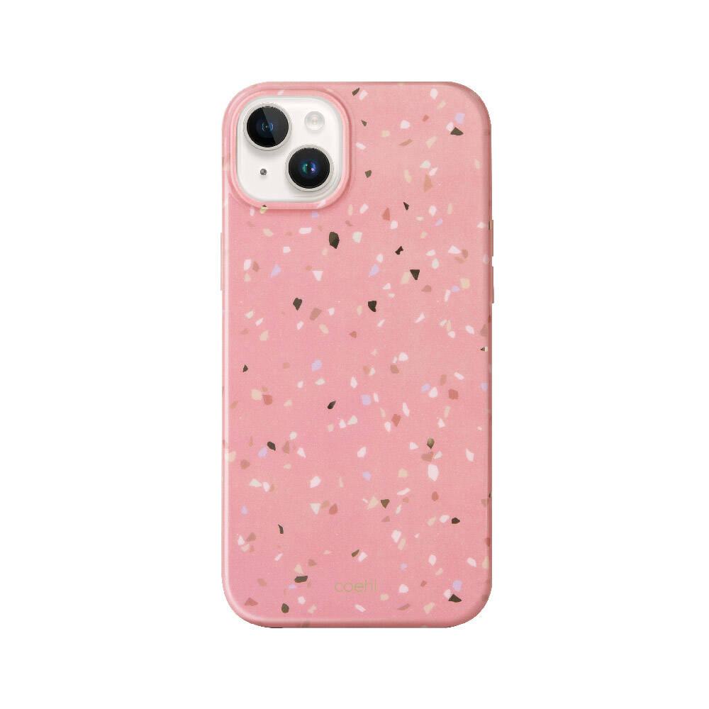 Apple iPhone 14 Kılıf Mozaik Desenli Coehl Terrazzo Kapak - Görsel 2