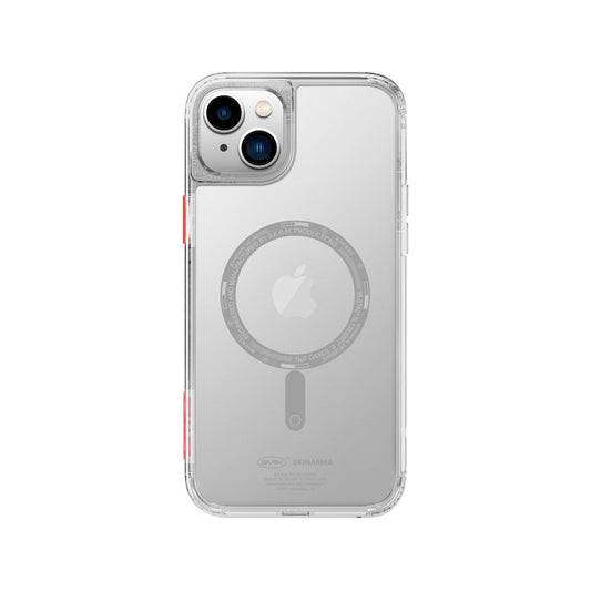 Apple iPhone 14 Kılıf SkinArma Şeffaf Airbag Tasarımlı M-safe Şarj Özellikli Saido Kapak