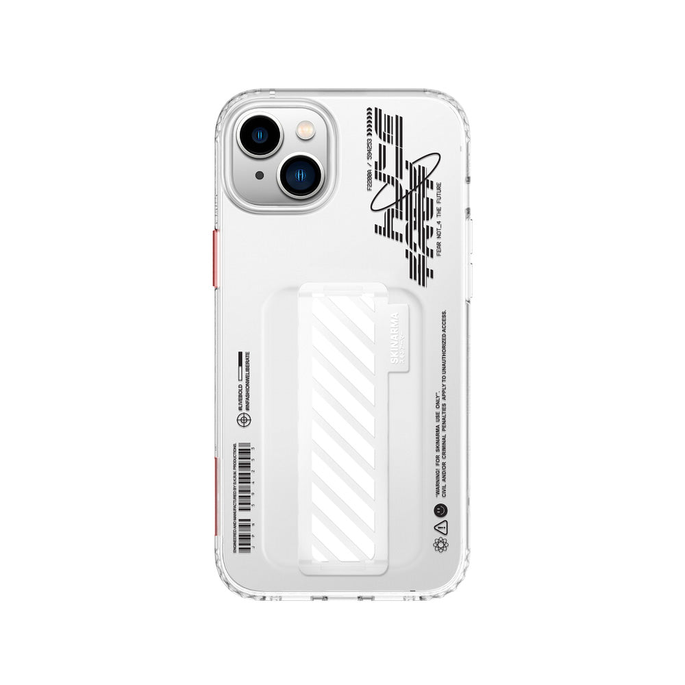 Apple iPhone 14 Kılıf SkinArma Şeffaf Desenli Kaze Kapak - Görsel 3