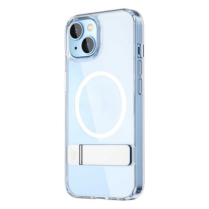 Apple iPhone 14 Kılıf Standlı M-safe Wireless Şarj Özellikli Wiwu Aurora Serisi Kapak - Görsel 2