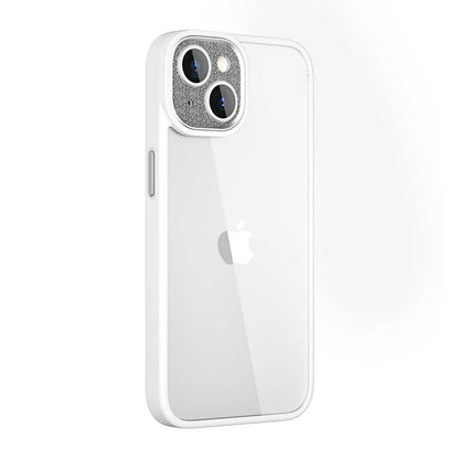 Apple iPhone 14 Kılıf Wiwu GCC-105 Lens Korumalı Renkli Kenar Arkası Şeffaf Multicolor Kapak - Görsel 5
