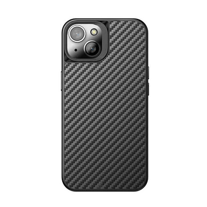 Apple iPhone 14 Plus Kılıf Aramid Karbon Fiber M-safe Özellikli Wlons Radison Kapak - Görsel 2
