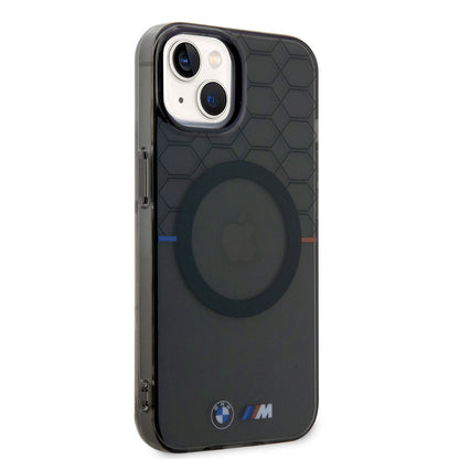 Apple iPhone 14 Plus Kılıf BMW M-safe Şarj Özellikli Transparan M Dizayn Kapak - Görsel 2