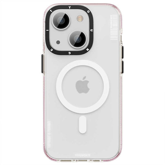 Apple iPhone 14 Plus Kılıf M-safe Şarj Özellikli Youngkit Jane Sand Serisi Kapak