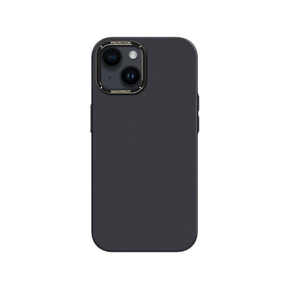 Apple iPhone 14 Plus Kılıf Metal Kamera Çerçeveli Recci Glaze Serisi Kapak - Görsel 2