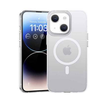 Apple iPhone 14 Plus Kılıf Wireless Şarj Destekli Benks Magnetik Haze Kapak - Görsel 3