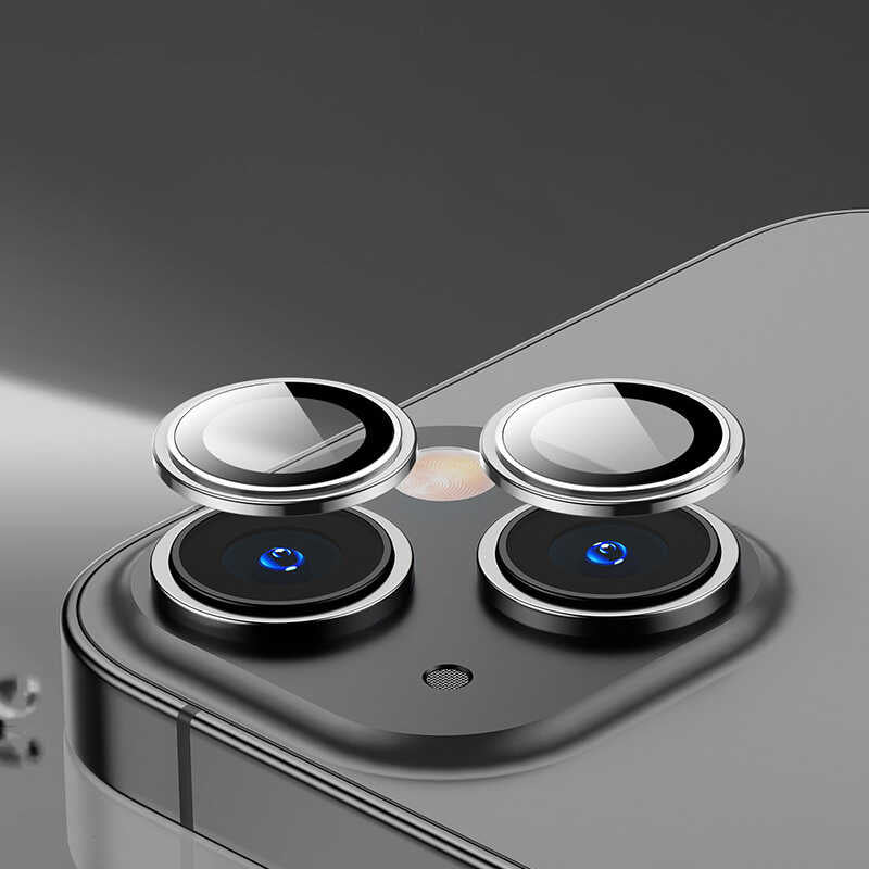 Apple iPhone 14 Plus Wiwu Lens Guard Metal Kamera Lens Koruyucu - Görsel 2