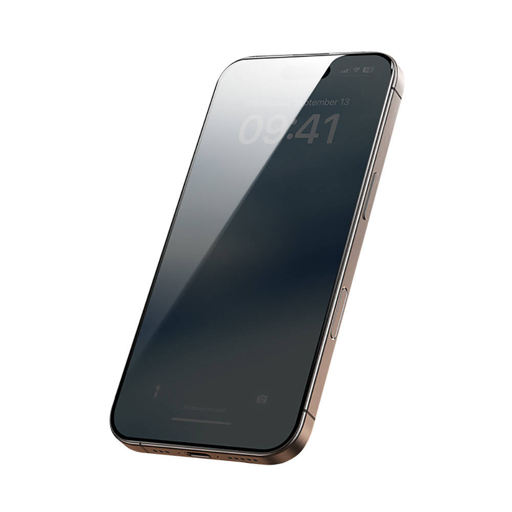Apple iPhone 14 Pro Benks Ultra Shield 0.4mm Privacy Ekran Koruyucu + Kolay Uygulama Aparatlı - Görsel 2