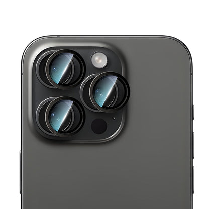 Apple iPhone 14 Pro CaseWorld Alloy Serisi Oleofobik Anti Reflective Kamera Lens Koruyucu - Görsel 3