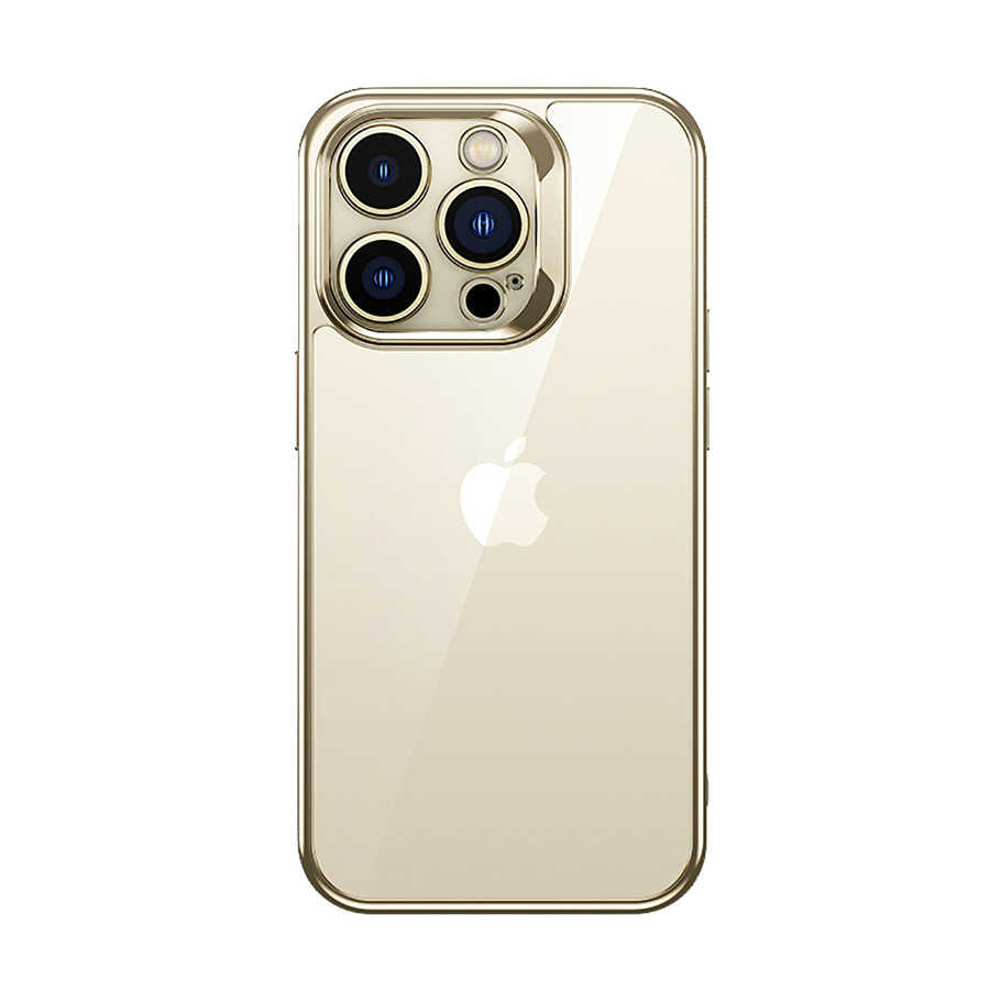 Apple iPhone 14 Pro Kılıf Benks Electroplating TPU Kapak Ekran Koruyucu Hediyeli - Görsel 5