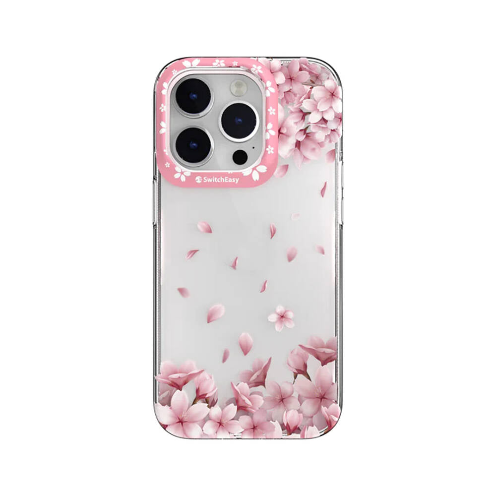 Apple iPhone 14 Pro Kılıf Çift IMD Baskılı Lisanslı Switcheasy Artist Sakura Kapak - Görsel 2