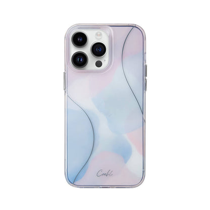 Apple iPhone 14 Pro Kılıf Dalgalı Çizgi Desenli Coehl Palette Kapak - Görsel 2