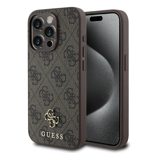 Apple iPhone 14 Pro Kılıf Guess Orjinal Lisanslı M-safe Şarj Özellikli Small 4G Classic Kapak
