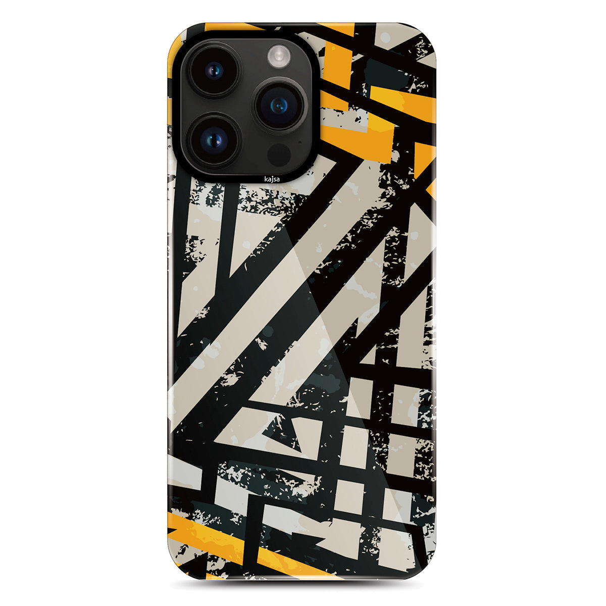 Apple iPhone 14 Pro Kılıf HD Desenli Kajsa Shield Plus Grafiti Serisi Kapak - Görsel 7