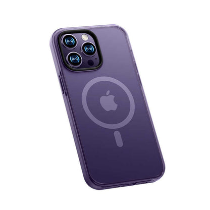 Apple iPhone 14 Pro Kılıf Kenarları Silikon Airbagli Mat Arka Yüzey Benks Icesand Kapak - Görsel 2