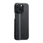 Apple iPhone 14 Pro Kılıf M-safe Şarj Özellikli 600D Aramid Fiber Pitaka Tactile Woven Orchestra Serisi Rhapsody Kapak