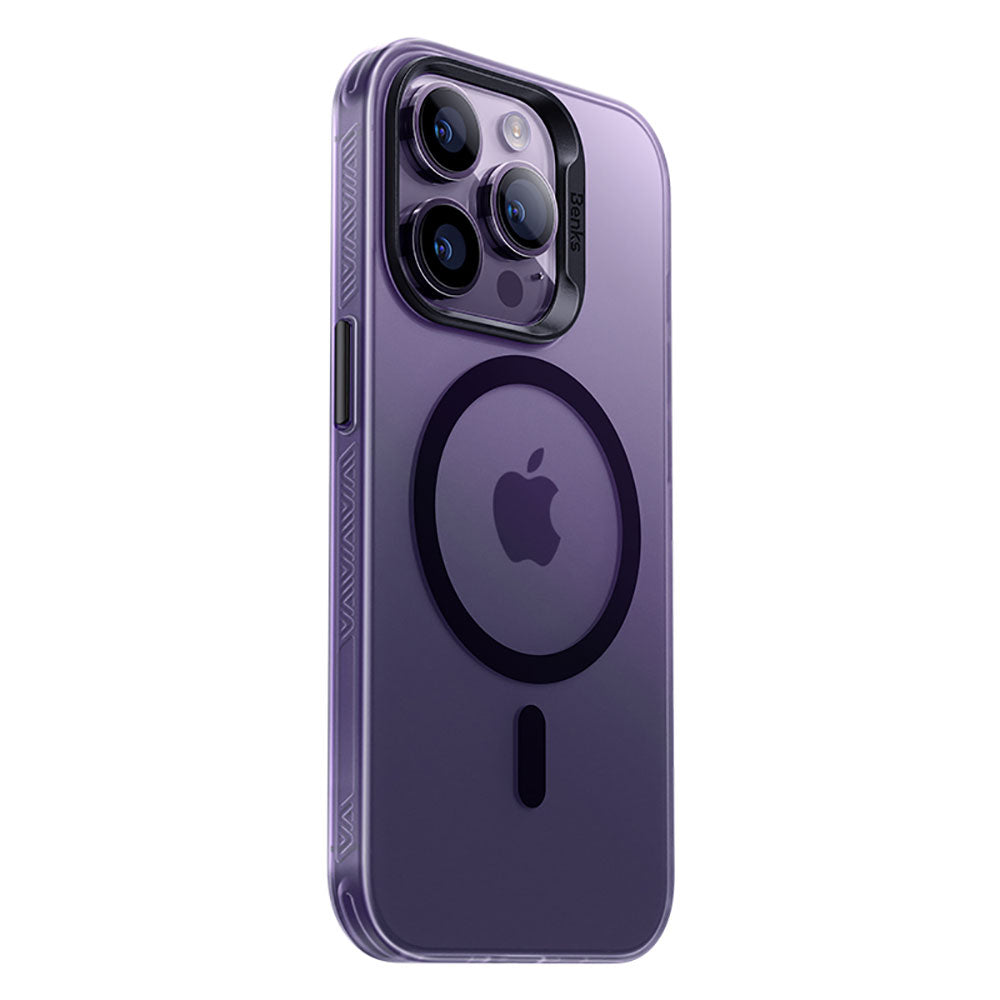 Apple iPhone 14 Pro Kılıf M-safe Şarj Özellikli Benks Lucid Armor Kapak - Görsel 3