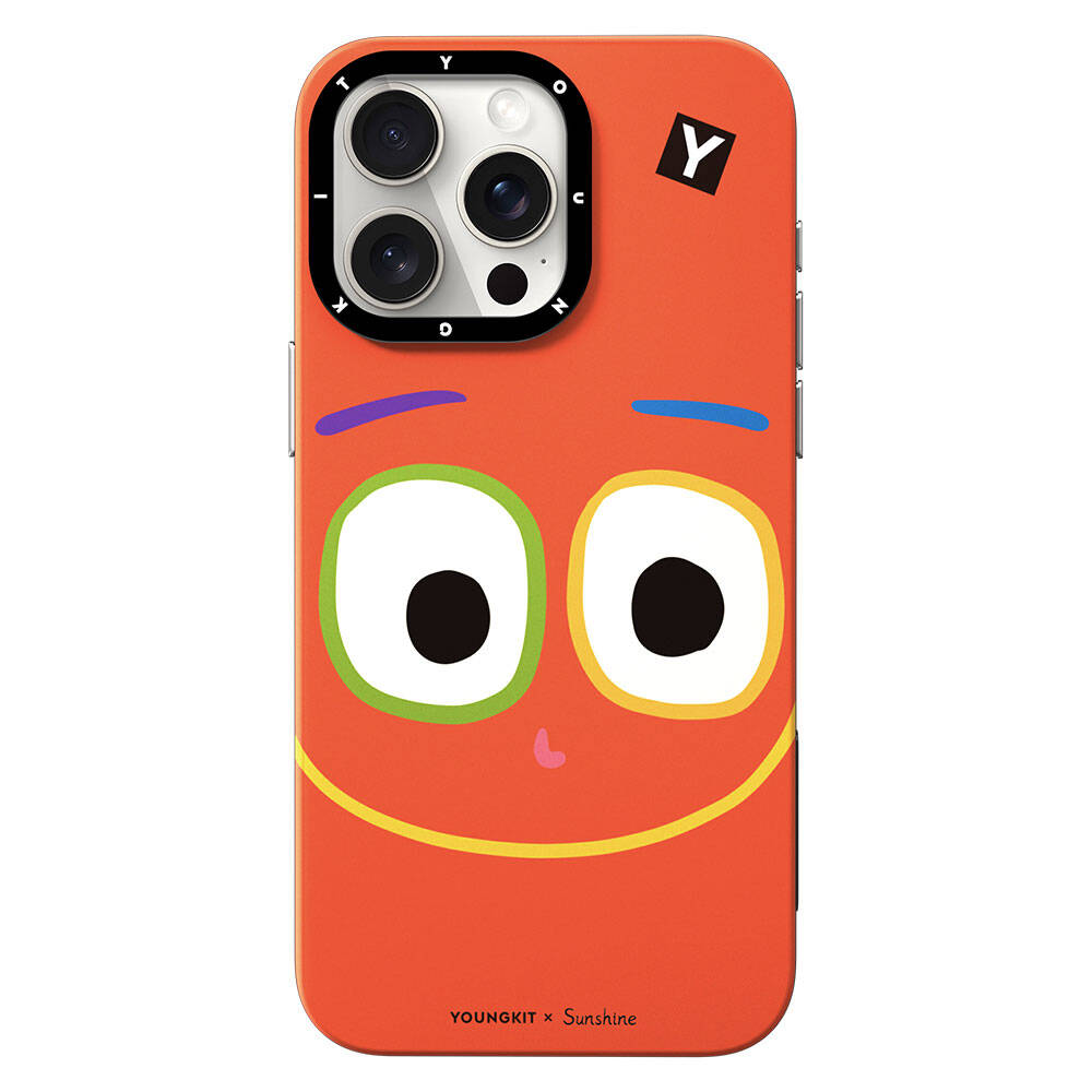 Apple iPhone 14 Pro Kılıf M-safe Şarj Özellikli Sunshine Tasarımlı Youngkit Daily Happy Serisi Kapak - Görsel 2