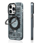 Apple iPhone 14 Pro Kılıf M-safe Şarj Özellikli Youngkit 360° Standlı Technology Serisi Kapak