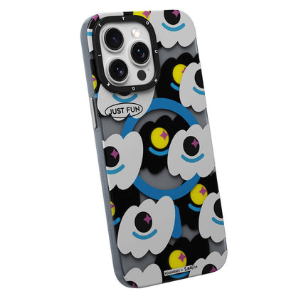 Apple iPhone 14 Pro Kılıf M-safe Şarj Özellikli Youngkit Happy View Serisi Kapak - Görsel 2