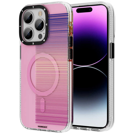Apple iPhone 14 Pro Kılıf M-safe Şarj Özellikli Youngkit Pure Serisi Kapak