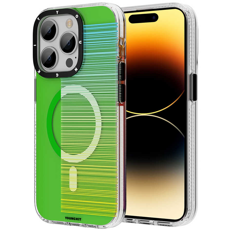 Apple iPhone 14 Pro Kılıf M-safe Şarj Özellikli Youngkit Pure Serisi Kapak - Görsel 3