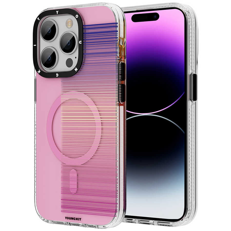 Apple iPhone 14 Pro Kılıf M-safe Şarj Özellikli Youngkit Pure Serisi Kapak - Görsel 4