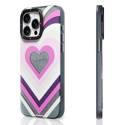 Apple iPhone 14 Pro Kılıf M-safe Şarj Özellikli Youngkit Star Dazzle Serisi Kapak