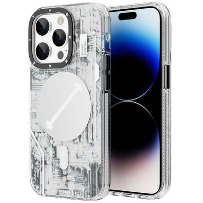 Apple iPhone 14 Pro Kılıf M-safe Şarj Özellikli YoungKit Technology Serisi Kapak - Görsel 3