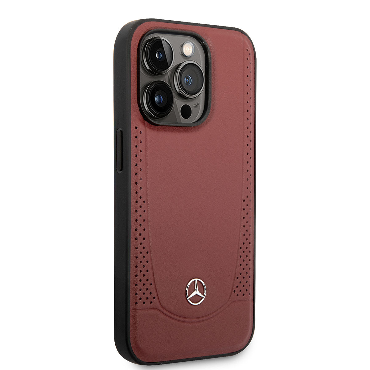 Apple iPhone 14 Pro Kılıf Mercedes Benz M-safe Şarj Özellikli Urban Deri Kapak - Görsel 2