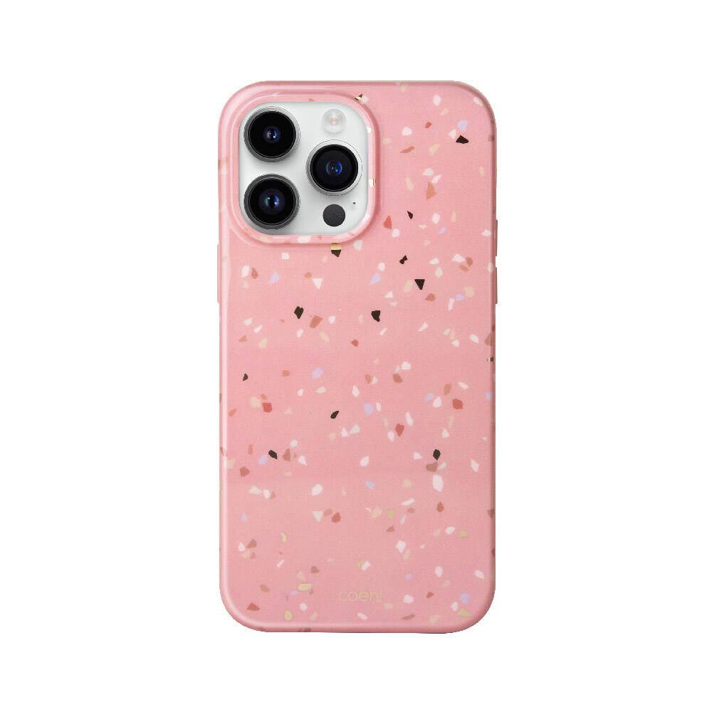 Apple iPhone 14 Pro Kılıf Mozaik Desenli Coehl Terrazzo Kapak - Görsel 3