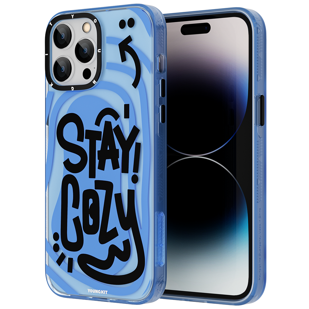 Apple iPhone 14 Pro Kılıf Mutlu Mod Figürlü YoungKit Happy Mood Serisi Kapak - Görsel 2