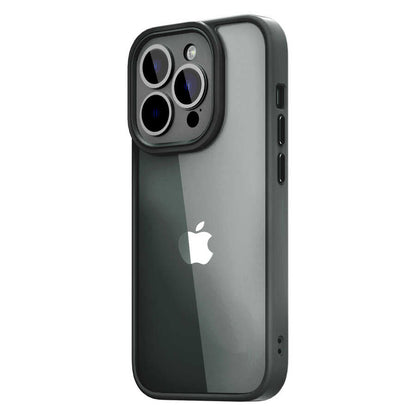 Apple iPhone 14 Pro Kılıf Wiwu VCC-104 Lens Korumalı Renkli Kenar Arkası Şeffaf Vivid Clear Kapak - Görsel 6