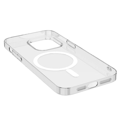 Apple iPhone 14 Pro Max Camera Protected M-Safe Charging Transparent Zore London Hard PC Case