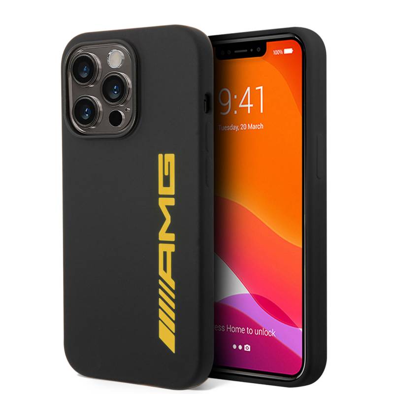 Apple iPhone 14 Pro Max Case AMG Silicone Big Logo Design Cover