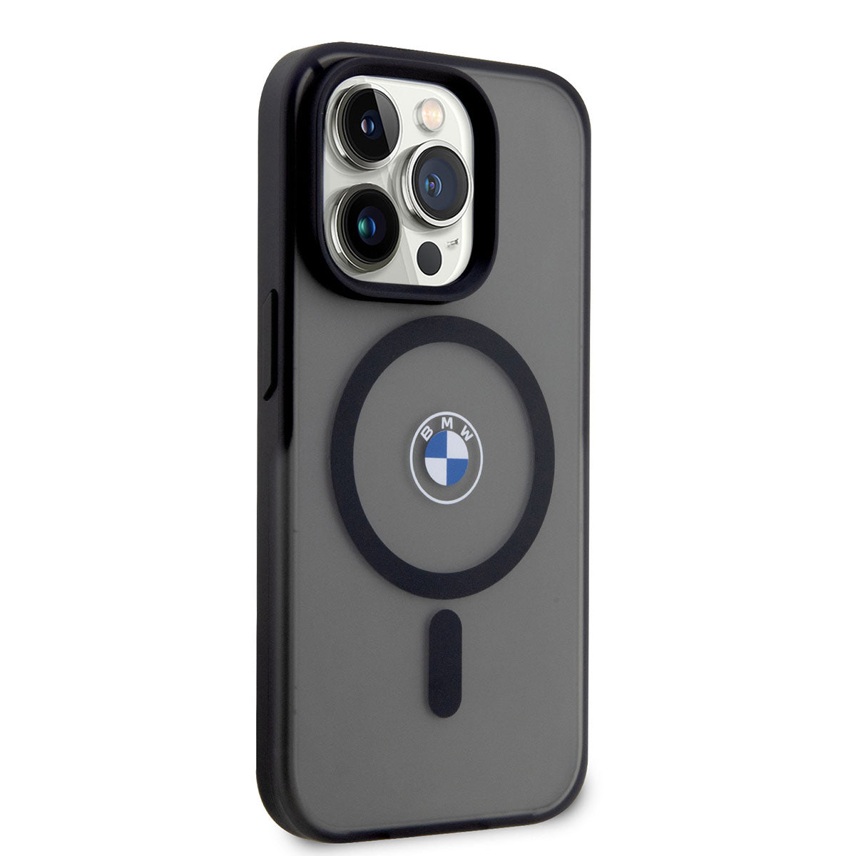 Apple iPhone 14 Pro Max Kılıf BMW M-safe Şarj Özellikli Transparan Logolu İmza Dizayn Kapak - Görsel 2