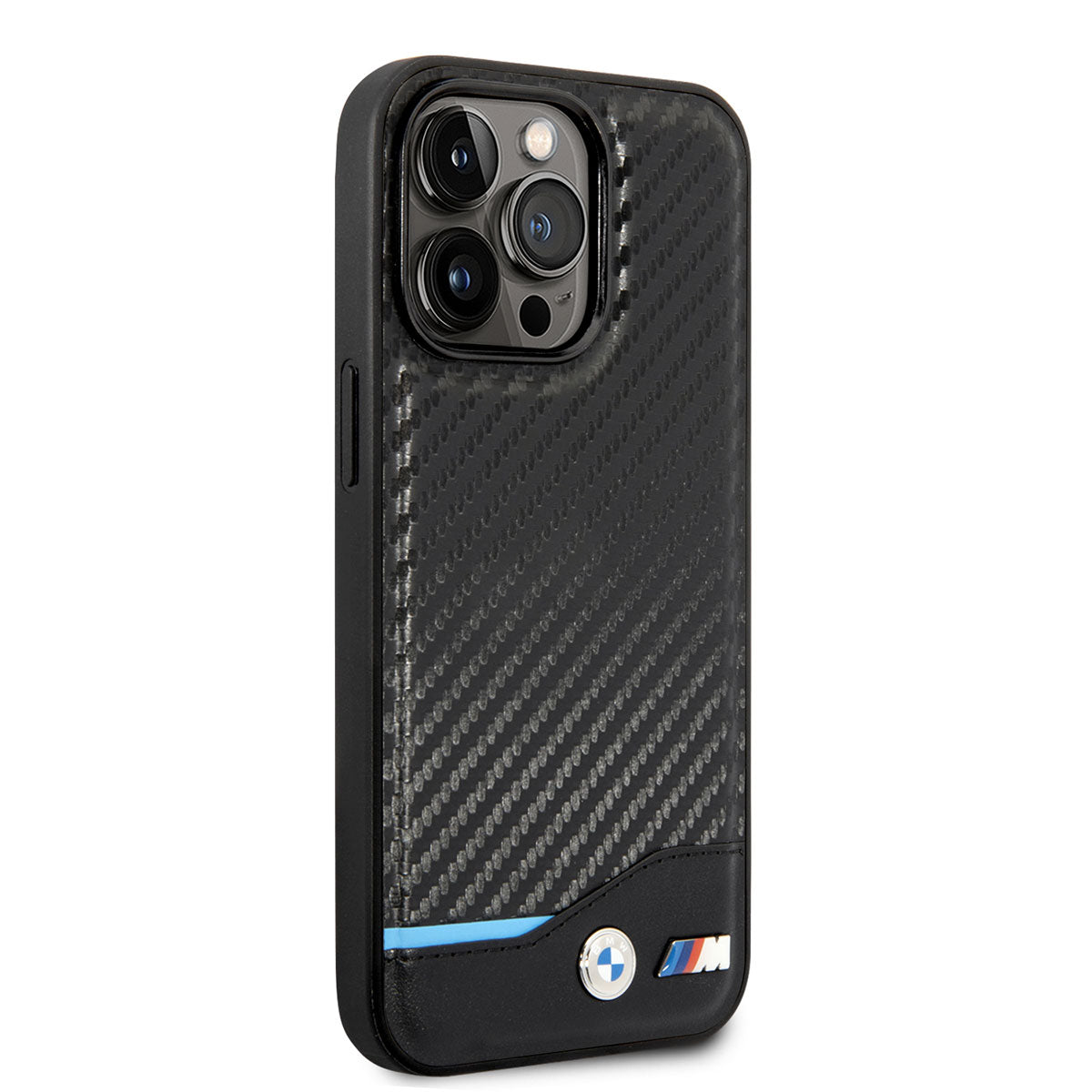 Apple iPhone 14 Pro Max Kılıf BMW PU Deri Ve Karbon Dizayn Kapak - Görsel 2