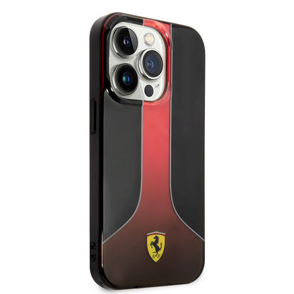 Apple iPhone 14 Pro Max Kılıf Ferrari Gradient Baskılı Dizayn Kapak - Görsel 3