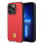 Apple iPhone 14 Pro Max Kılıf Ferrari Orjinal Lisanslı PU Deri İtalyan Bayrak Dizayn Kapak