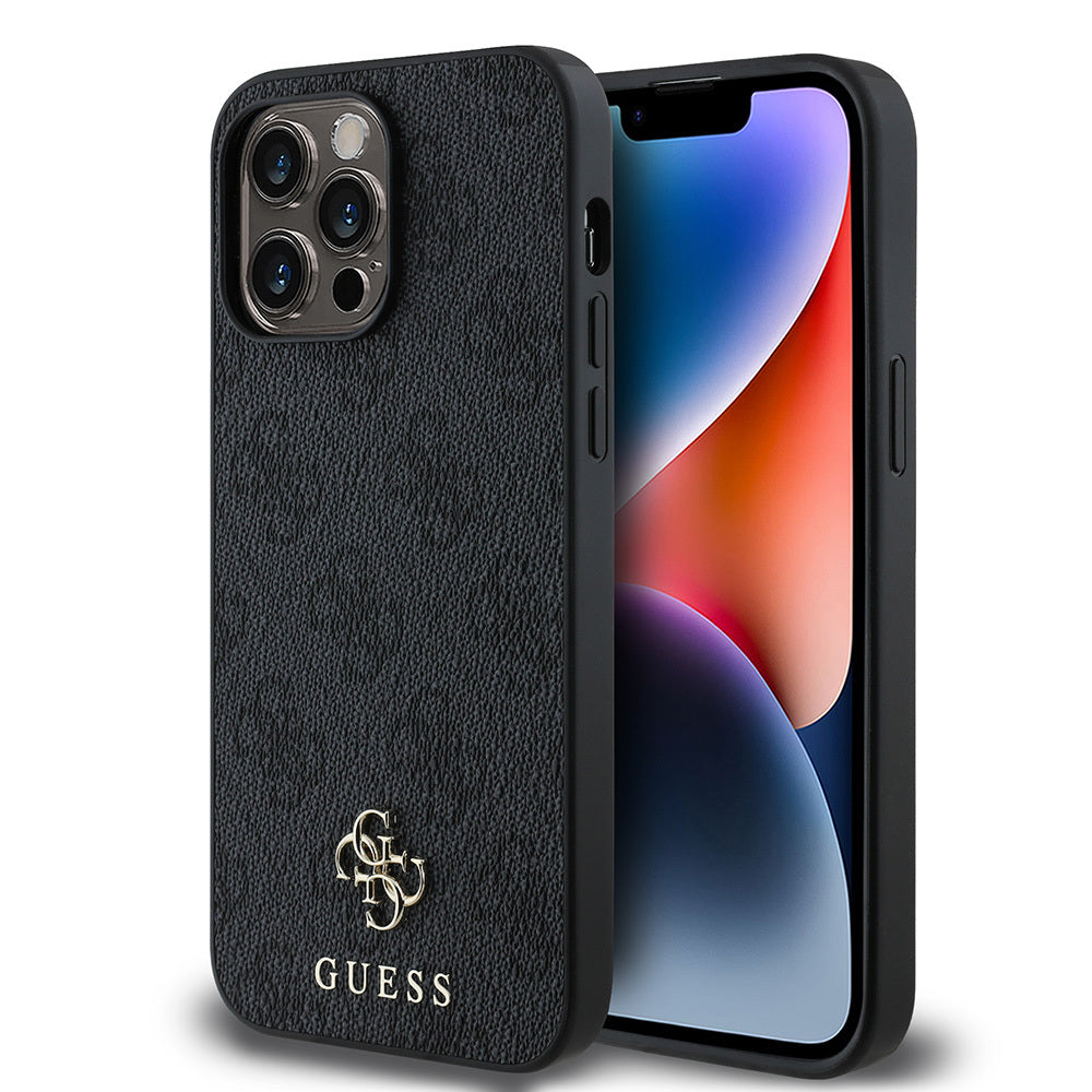 Apple iPhone 14 Pro Max Kılıf Guess Orjinal Lisanslı M-safe Şarj Özellikli Small 4G Classic Kapak - Görsel 2