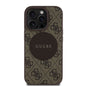 Apple iPhone 14 Pro Max Kılıf Guess Orjinal Lisanslı M-safe Şarj Özellikli Yazı Logolu Circle Classic Kapak