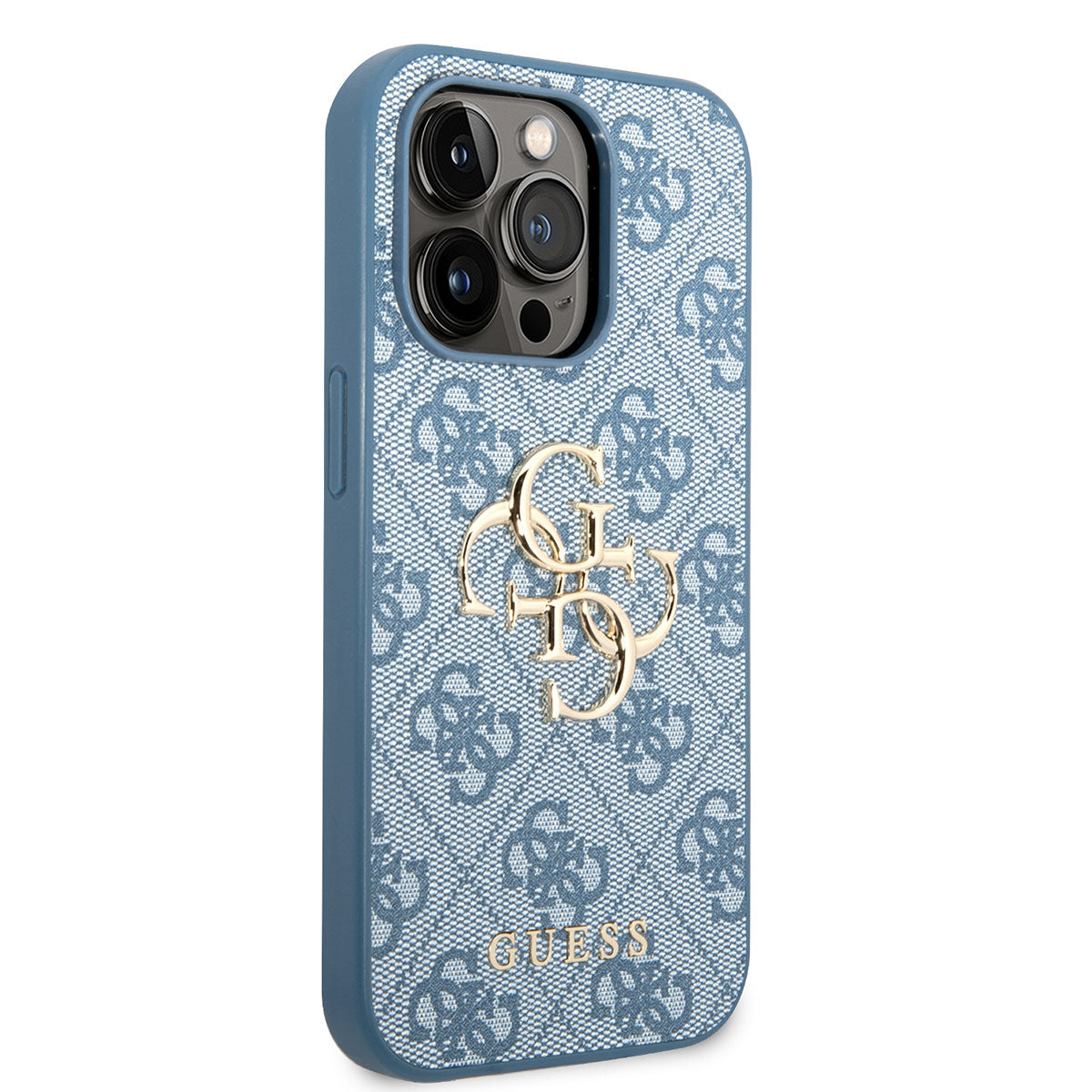 Apple iPhone 14 Pro Max Kılıf GUESS PU Deri Büyük Metal Logo Dizaynlı Kapak - Görsel 2