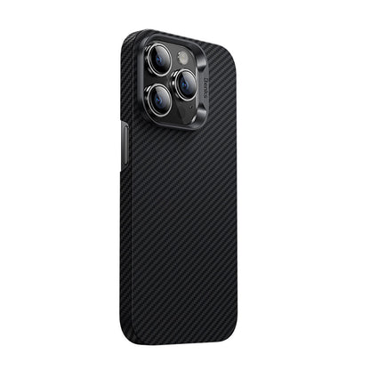 Apple iPhone 14 Pro Max Kılıf Karbon Fiber Benks 600D Essential Kevlar Kapak - Görsel 2