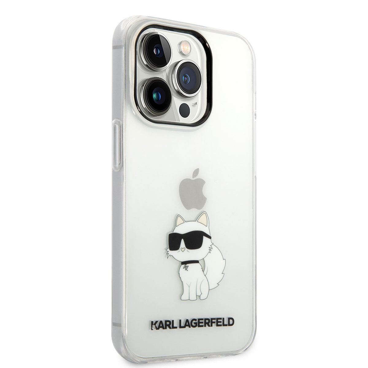 Apple iPhone 14 Pro Max Kılıf Karl Lagerfeld Transparan Choupette Dizayn Kapak - Görsel 2