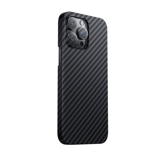 Apple iPhone 14 Pro Max Kılıf M-safe Özellikli Karbon Fiber Benks Essential Kevlar Kapak
