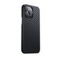 Apple iPhone 14 Pro Max Kılıf M-safe Özellikli Karbon Fiber Benks Essential Kevlar Kapak